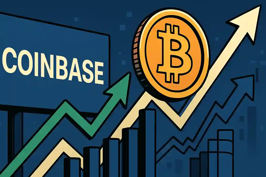 saham Coinbase naik tajam seiring lonjakan harga Bitcoin dan kapitalisasi pasar kripto